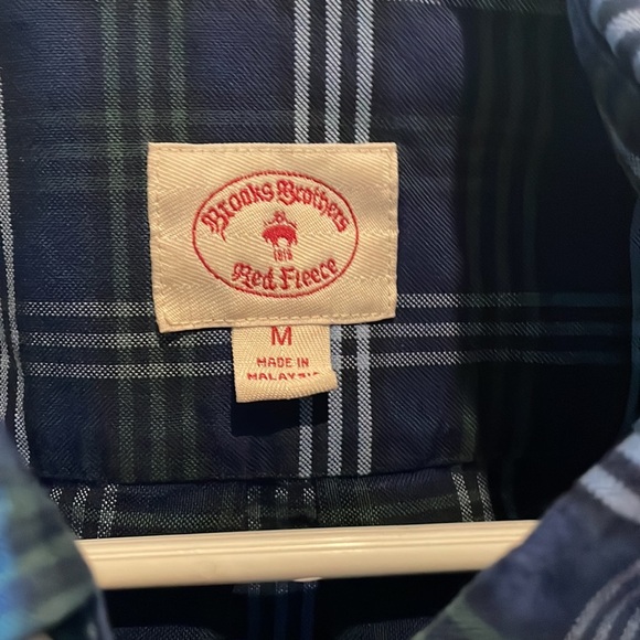 Brooks Brothers red fleece shirt size medium - Picture 2 of 5